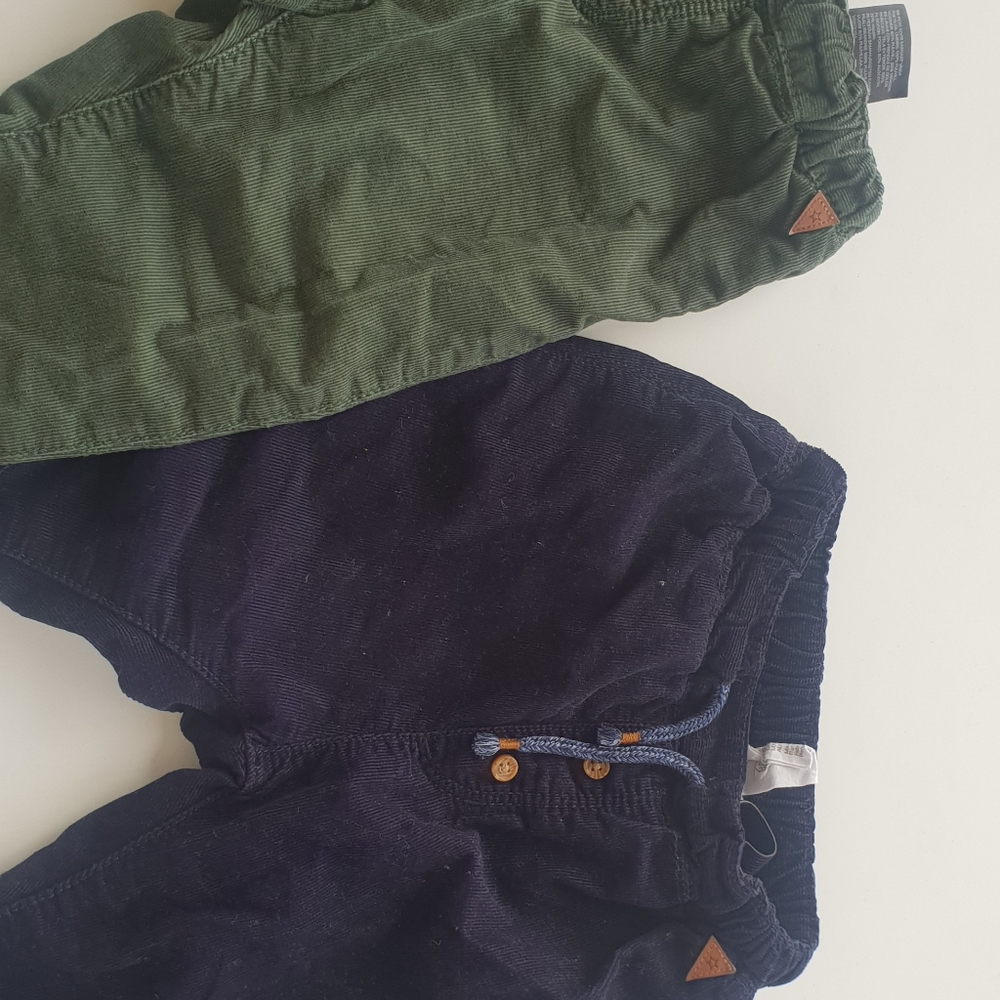 2 boys corduroy pants 2T warm